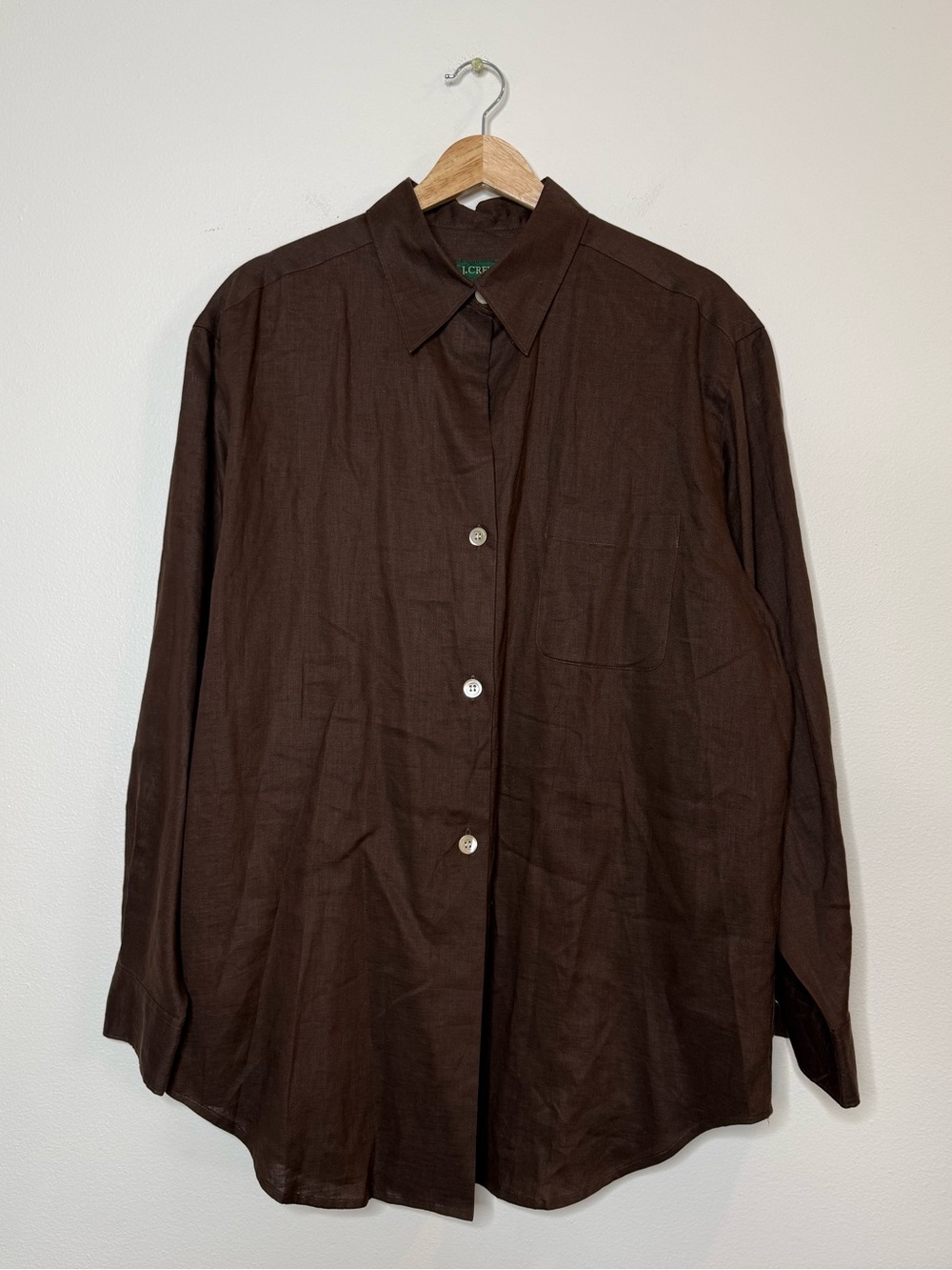 J. Crew Brown Button-Down Shirt